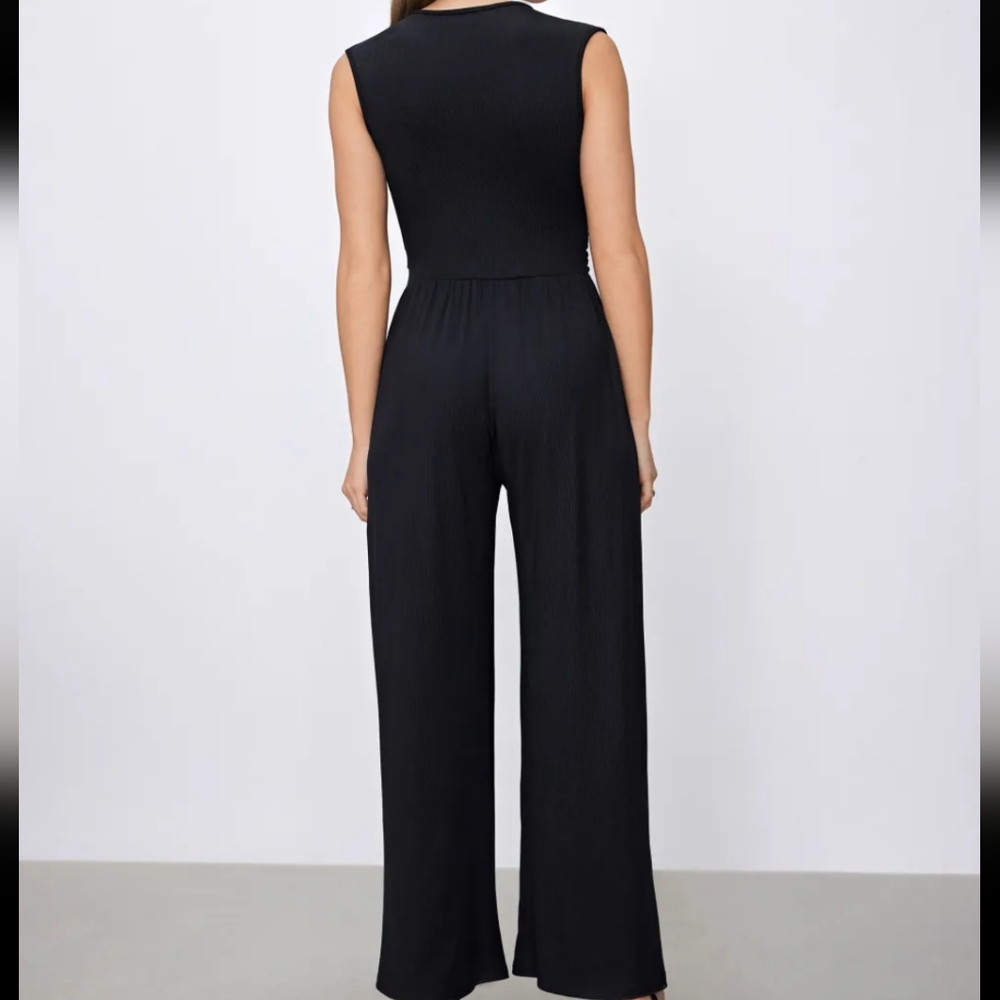 NWT Cider Black Jumpsuit - Picture 2 of 5